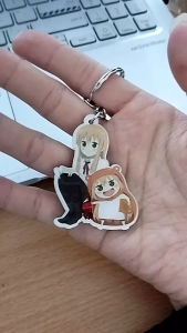 Móc Chìa Khóa Himouto Umaru-Chan Dễ Thương, Theo Yêu Cầu Mica Trong Suốt In 2 Mặt , Trang Trí Treo Cặp, Balo