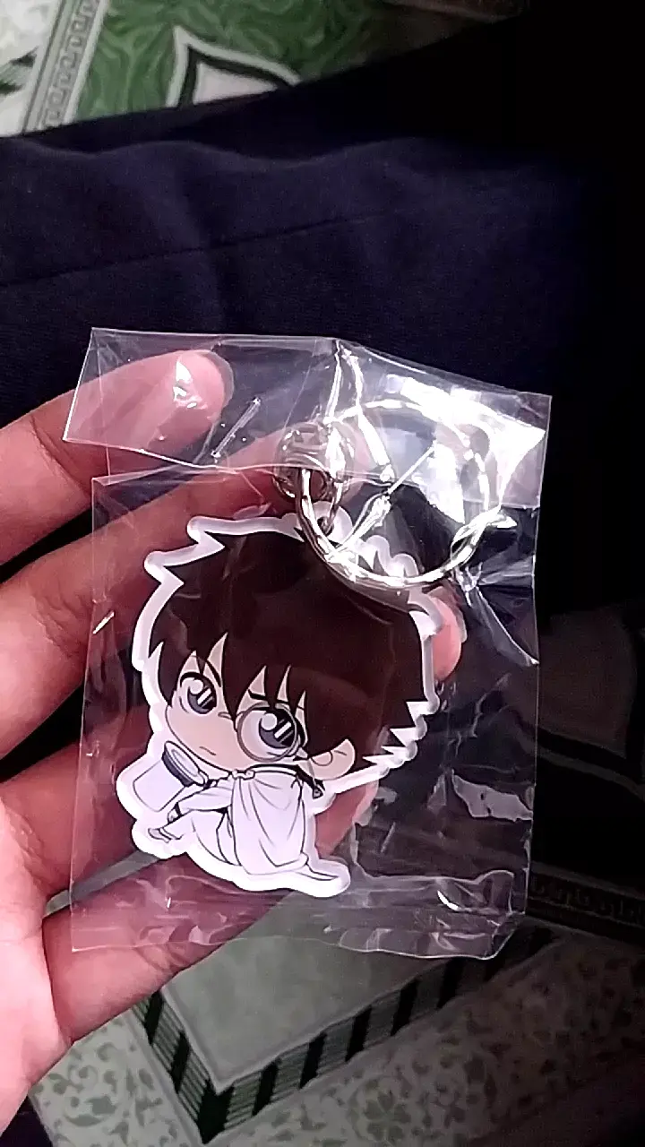 Móc Chìa Khóa Mặt Dây Chuyền Acrylic Hai Chiều Thám Tử Lừng Danh Conan Xung Quanh Ngôi Sao Anime Kudo Shinichi Kidd, Theo Yêu Cầu Mica Trong Suốt In 2 Mặt , Trang Trí Treo Cặp, Balo 2