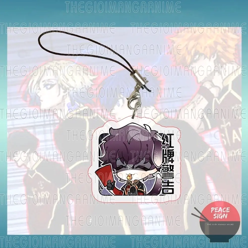 Móc Dây Treo Điện Thoại Blue Lock Ver Tai Chữ In Hình Anime Chibi Mica Trong Acrylic Móc Khóa 2 Móc Dây Treo Điện Thoại Blue Lock Ver Tai Chữ In Hình Anime Chibi Mica Trong Acrylic Móc Khóa 1
