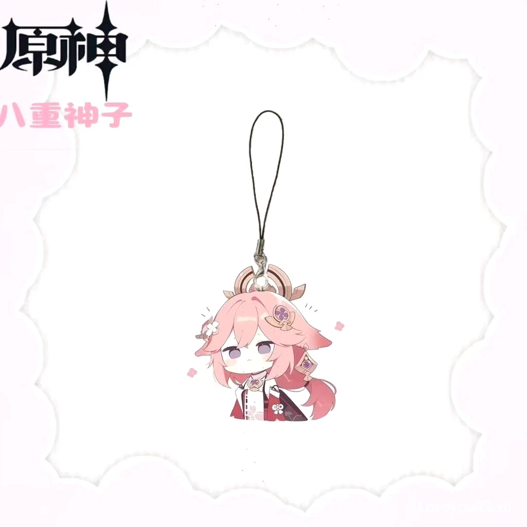 Móc Dây Treo Điện Thoại Genshin Impact Yae Miko Charm Điện Thoại Di Động, Móc Khóa Điện Thoại Nhỏ Yae Miko Hoạt Hình, Phụ Kiện Điện Thoại, In Theo Yêu Cầu Chất Liệu Mica Trong Suốt In 2 Mặt, Kích Thước 5cm 3 Móc Dây Treo Điện Thoại Genshin Impact Yae Miko Charm Điện Thoại Di Động, Móc Khóa Điện Thoại Nhỏ Yae Miko Hoạt Hình, Phụ Kiện Điện Thoại, In Theo Yêu Cầu Chất Liệu Mica Trong Suốt In 2 Mặt, Kích Thước 5cm 2