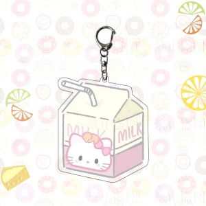 Móc Khoá Acrylic Hoạt Hình Sanrio Kuromi Melody Cinnamoroll Pompurin Kitty Pochacco Dễ Thương, Chất Liệu Mica Trong Suốt In 2 Mặt, Kích Thước 5cm , Trang Trí Treo Cặp, Balo