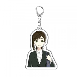 Móc Khóa Acrylic In Hình Nhân Vật Anime Neko Wa Kyou Mo Yuuutsutsu Yukichi Fukuzawa Saku Đáng Yêu , Mica Trong Suốt In 2 Mặt, Kích Thước 5cm , Trang Trí Treo Cặp, Balo 1