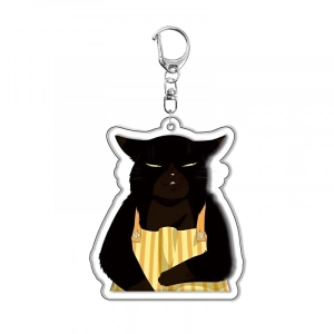 Móc Khóa Acrylic In Hình Nhân Vật Anime Neko Wa Kyou Mo Yuuutsutsu Yukichi Fukuzawa Saku Đáng Yêu , Mica Trong Suốt In 2 Mặt, Kích Thước 5cm , Trang Trí Treo Cặp, Balo