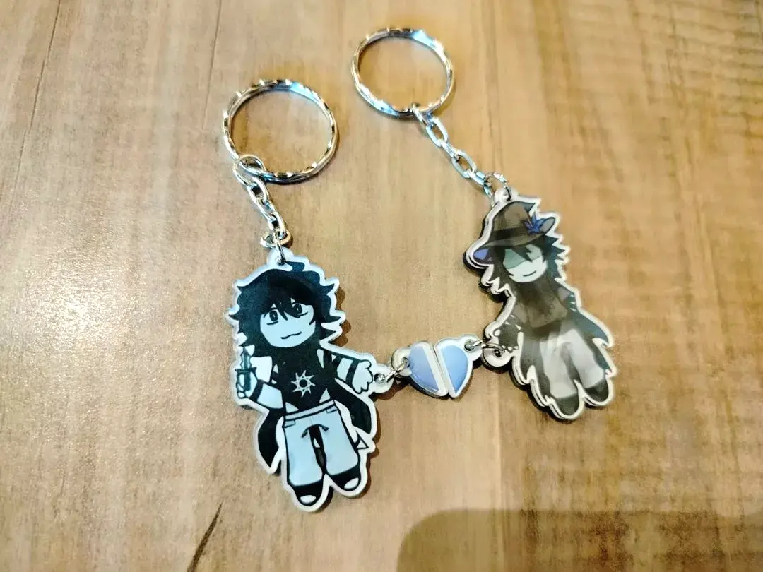 Móc Khóa Acrylic Keychains Magnetic - RBL Chance Itrapped 007n7 Azure TwoTime Elliot Kawaii Game Character, In Theo Yêu Cầu Mica Trong Suốt In 2 Mặt , Trang Trí Treo Cặp, Balo 5
