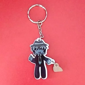 Móc Khóa Acrylic Keychains Magnetic - RBL Chance Itrapped 007n7 Azure TwoTime Elliot Kawaii Game Character, In Theo Yêu Cầu Mica Trong Suốt In 2 Mặt , Trang Trí Treo Cặp, Balo