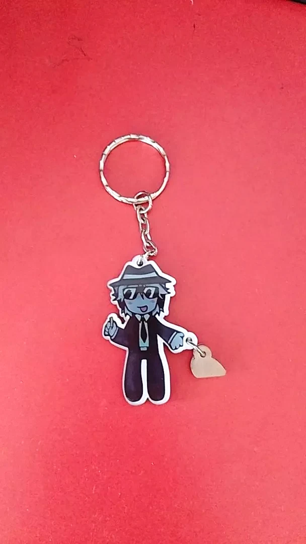Móc Khóa Acrylic Keychains Magnetic - RBL Chance Itrapped 007n7 Azure TwoTime Elliot Kawaii Game Character, In Theo Yêu Cầu Mica Trong Suốt In 2 Mặt , Trang Trí Treo Cặp, Balo