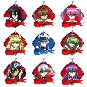 Móc Khóa Anime Akame Ga Kill Keychain , In Theo Yêu Cầu Mica Trong Suốt In 2 Mặt , Trang Trí Treo Cặp, Balo 1