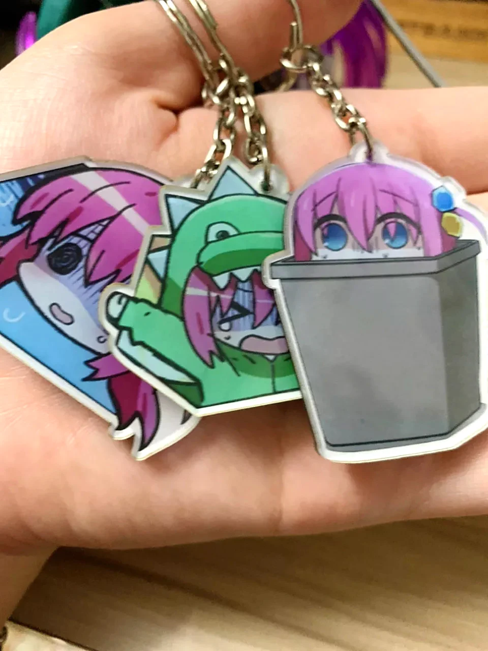 Móc Khóa Anime Bocchi The Rock Anime Manga Bochi The Rock Acrylic Biểu Cảm 5 Móc Khóa Anime Bocchi The Rock Anime Manga Bochi The Rock Acrylic Biểu Cảm 4