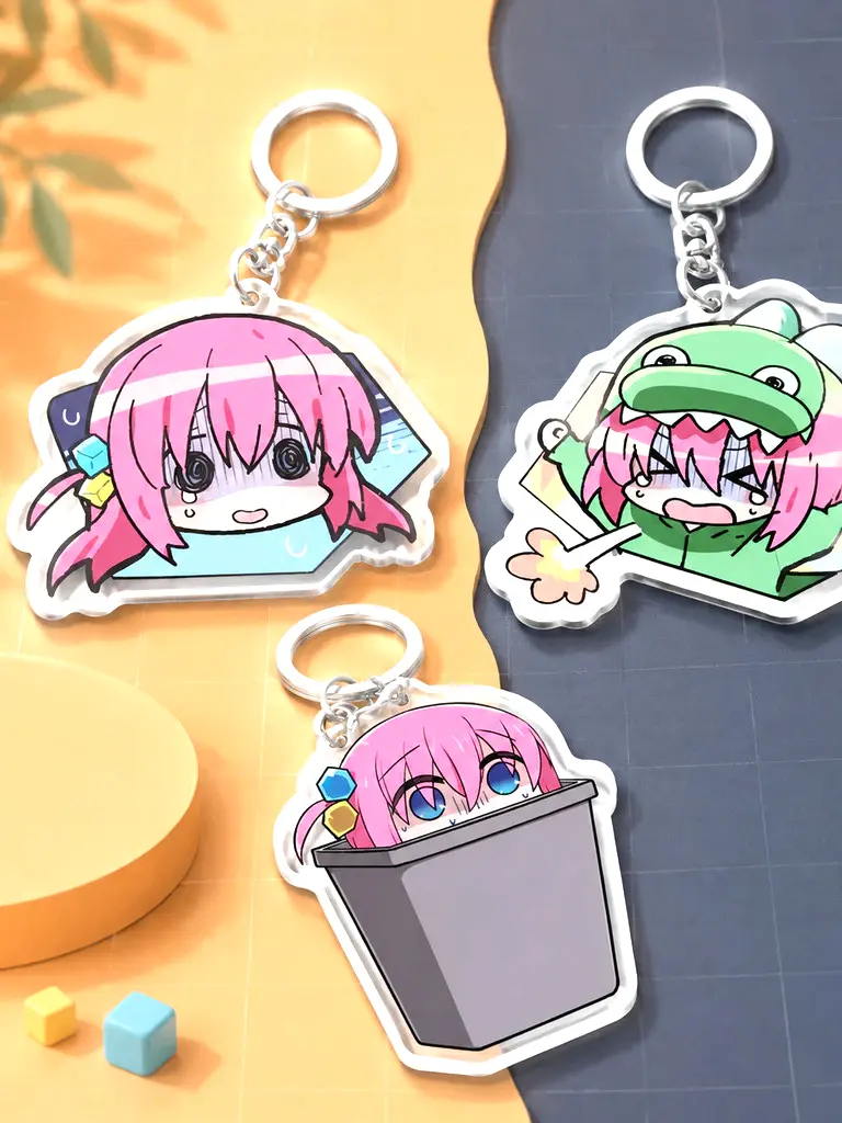 Móc Khóa Anime Bocchi The Rock Anime Manga Bochi The Rock Acrylic Biểu Cảm 9 Móc Khóa Anime Bocchi The Rock Anime Manga Bochi The Rock Acrylic Biểu Cảm 8