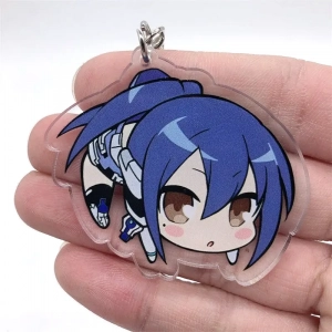 Móc Khoá Anime DATE A LIVE Himekawa Yoshino Yatogami Tohka Tokisaki Kurumi Anime Manga, Mica Trong Suốt In 2 Mặt, Kích Thước 5cm , Trang Trí Treo Cặp, Balo 1