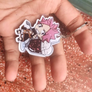 Móc Khóa Anime Fairy Tail Họa Tiết Nhân Vật Hoạt Hình, Chất Liệu Mica Trong Suốt In 2 Mặt, Kích Thước 5cm , Trang Trí Treo Cặp, Balo Chất Liệu Mica Trong Suốt In 2 Mặt, Kích Thước 5cm , Trang Trí Treo Cặp, Balo