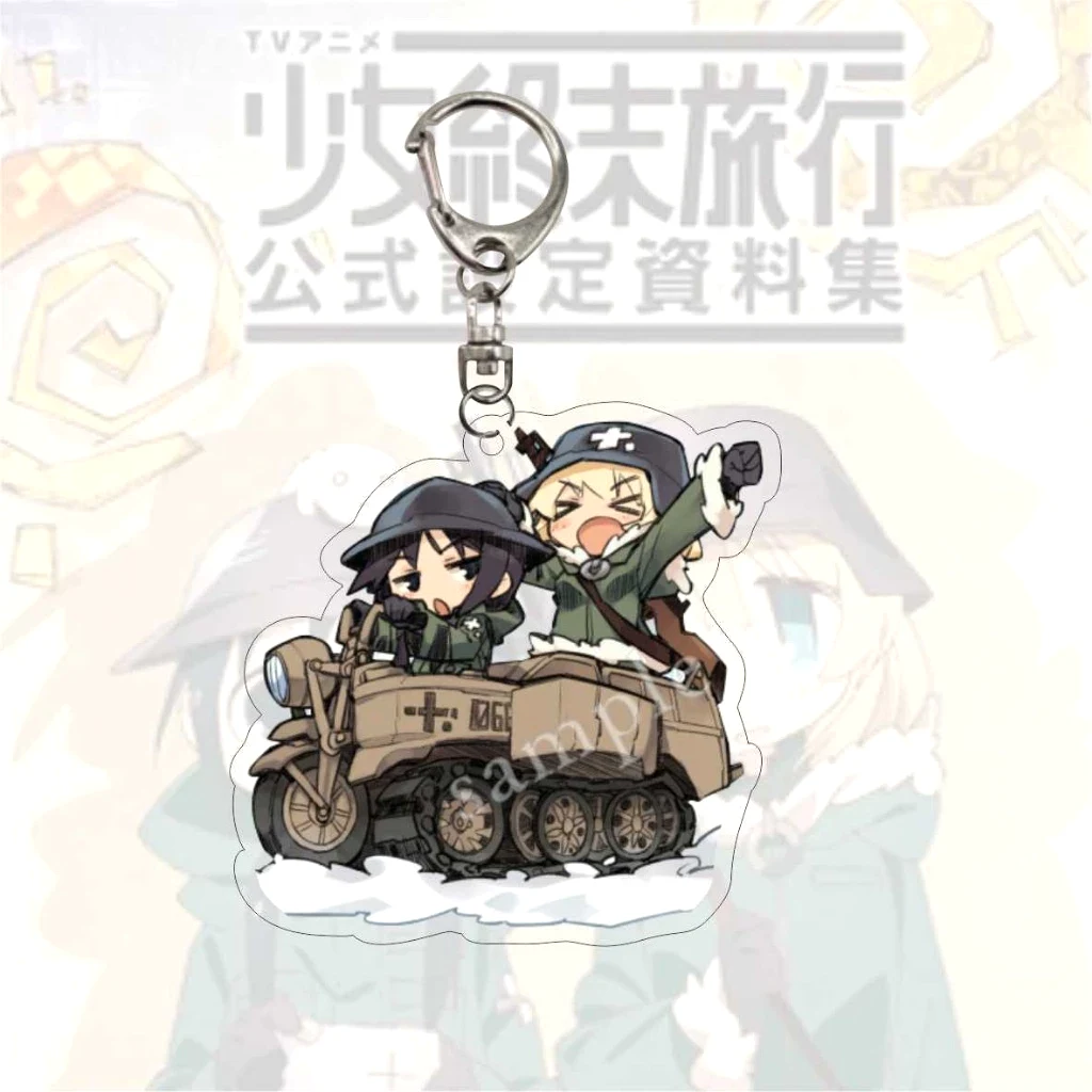 Móc Khoá Anime Girls Last Tour, Shoujo Shuumatsu Ryokou Nhân Vật Kawaii Chito And Yuri Phụ Kiện Trang Trí Dễ Thương Chất Liệu Mica Trong Suốt In 2 Mặt, Kích Thước 5cm , Trang Trí Treo Cặp, Balo 5 Móc Khoá Anime Girls Last Tour, Shoujo Shuumatsu Ryokou Nhân Vật Kawaii Chito And Yuri Phụ Kiện Trang Trí Dễ Thương Chất Liệu Mica Trong Suốt In 2 Mặt, Kích Thước 5cm , Trang Trí Treo Cặp, Balo 4