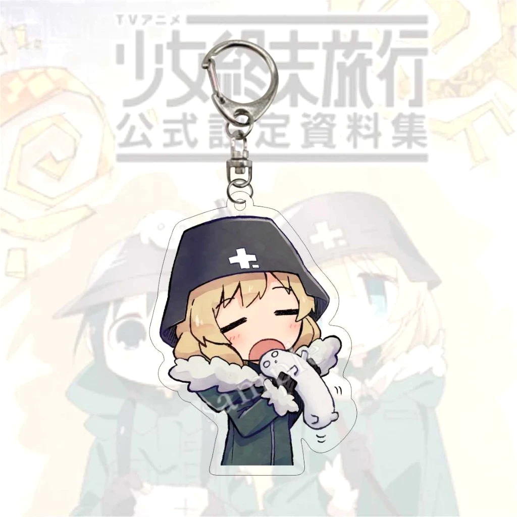 Móc Khoá Anime Girls Last Tour, Shoujo Shuumatsu Ryokou Nhân Vật Kawaii Chito And Yuri Phụ Kiện Trang Trí Dễ Thương Chất Liệu Mica Trong Suốt In 2 Mặt, Kích Thước 5cm , Trang Trí Treo Cặp, Balo 8 Móc Khoá Anime Girls Last Tour, Shoujo Shuumatsu Ryokou Nhân Vật Kawaii Chito And Yuri Phụ Kiện Trang Trí Dễ Thương Chất Liệu Mica Trong Suốt In 2 Mặt, Kích Thước 5cm , Trang Trí Treo Cặp, Balo 7