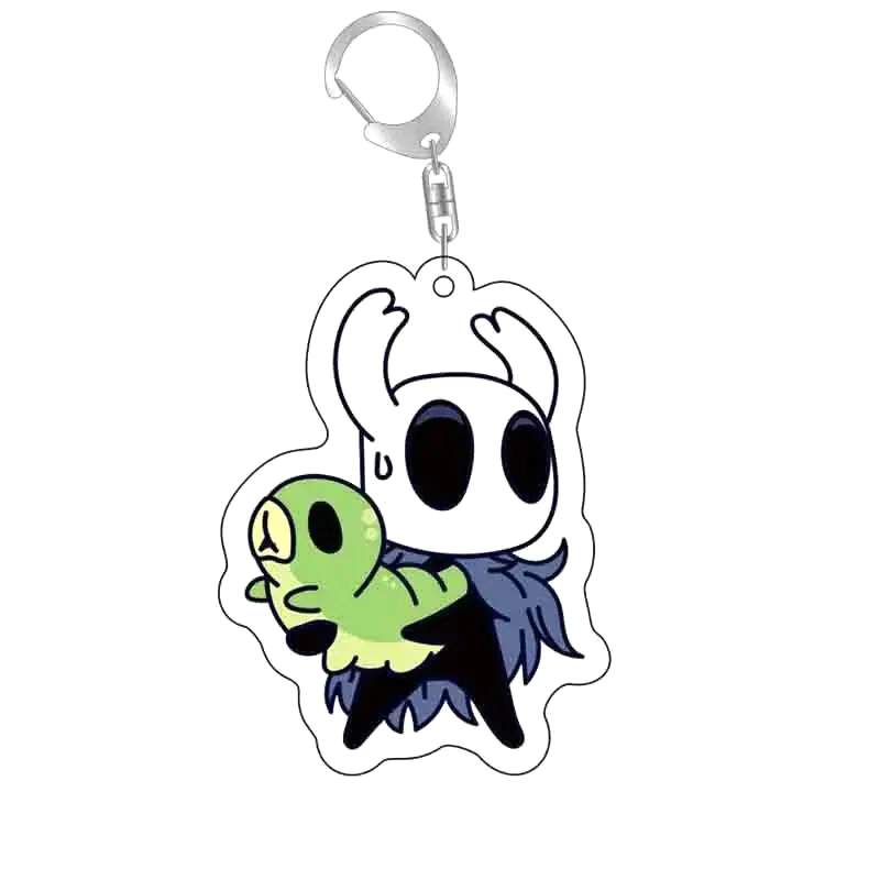 Móc Khoá Anime Hollow Knight Game Cartoon Keychain Chất Liệu Mica 6 Móc Khoá Anime Hollow Knight Game Cartoon Keychain Chất Liệu Mica 5