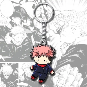 Móc Khóa Anime Jujutsu Kaisen Chú Thuật Hồi Chiến Mica Trong Suốt In 2 Mặt, Kích Thước 5cm , Trang Trí Treo Cặp, Balo