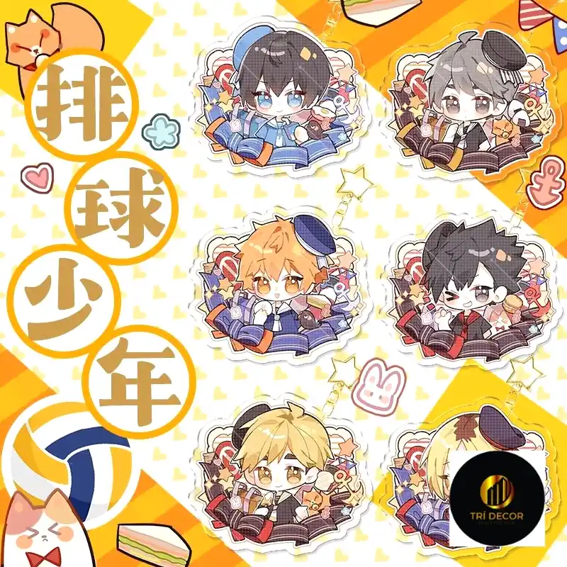 Móc Khoá Anime Manga Haikyuu Anime Keychain Women Shoyo Hinata Kenma Kozume Acrylic , Mica Trong Suốt In 2 Mặt, Kích Thước 5cm , Trang Trí Treo Cặp, Balo 9 Móc Khoá Anime Manga Haikyuu Anime Keychain Women Shoyo Hinata Kenma Kozume Acrylic , Mica Trong Suốt In 2 Mặt, Kích Thước 5cm , Trang Trí Treo Cặp, Balo 8