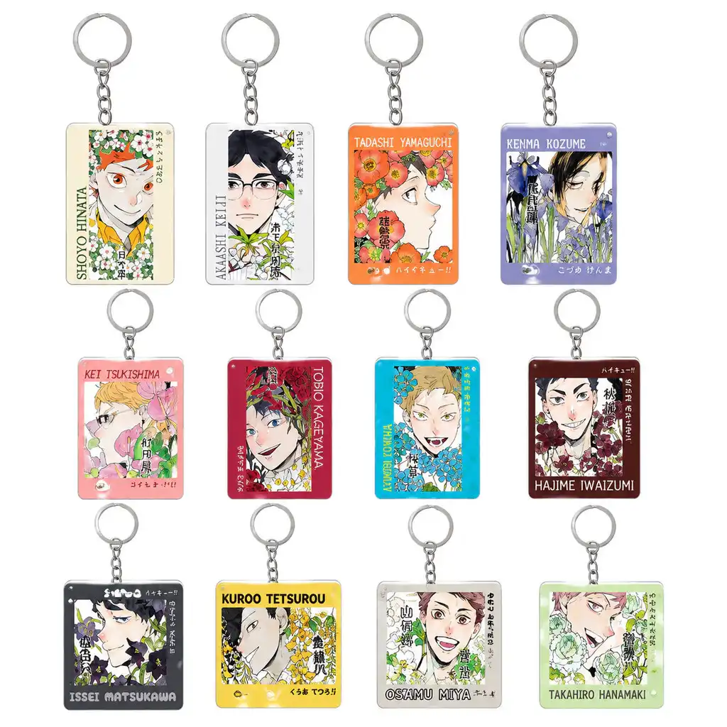 Móc Khóa Anime Manga Haikyuu Anime Shoyo Hinata Kenma Kozume Acrylic , Mica Trong Suốt In 2 Mặt, Kích Thước 5cm , Trang Trí Treo Cặp, Balo 9 Móc Khóa Anime Manga Haikyuu Anime Shoyo Hinata Kenma Kozume Acrylic , Mica Trong Suốt In 2 Mặt, Kích Thước 5cm , Trang Trí Treo Cặp, Balo 8