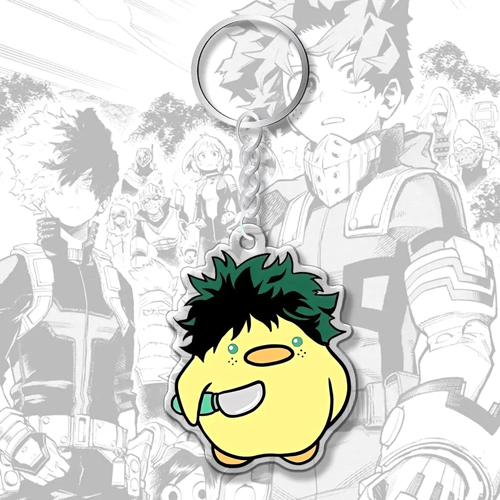 Móc Khóa Anime My Hero Academia Shoto Deku Bakugo Vịt Vàng Meme Phụ Kiện Trang Trí Túi Xách Ba Lô 4 Móc Khóa Anime My Hero Academia Shoto Deku Bakugo Vịt Vàng Meme Phụ Kiện Trang Trí Túi Xách Ba Lô 3