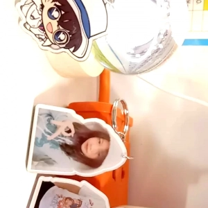 Móc Khóa Anime Thám Tử Conan, In Theo Yêu Cầu Mica Trong Suốt In 2 Mặt , Trang Trí Treo Cặp, Balo 1