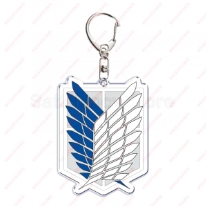 Móc Khóa Attack On Titan Hình Huy Hiệu Và Các Nhân Vật Siêu Ngầu Levi Eren Hange Mikasa Phụ Kiện Trang Trí Túi Xách Balo