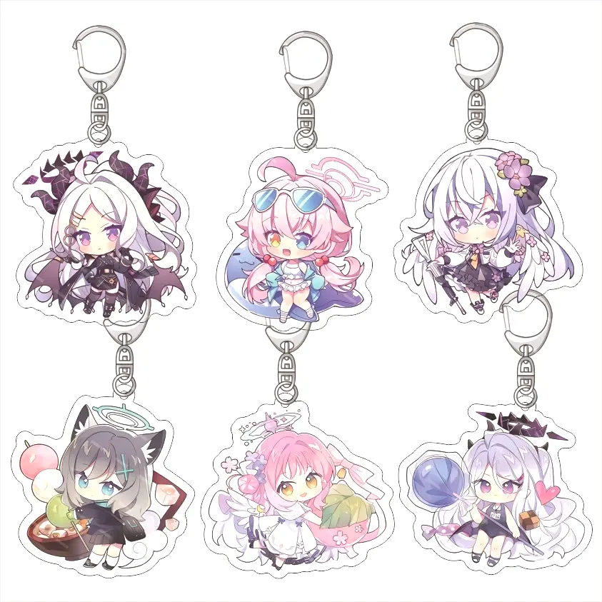 Móc Khóa Blue Archive Anime Keychain Phụ Nữ Aru Sunaokami Shiroko Hayase Yuka Cute 5 Móc Khóa Blue Archive Anime Keychain Phụ Nữ Aru Sunaokami Shiroko Hayase Yuka Cute 4