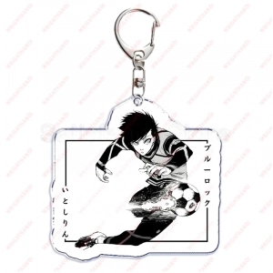 Móc Khóa Blue Lock Anime Bóng Đá Meguru Yoichi Acrylic Dễ Thương Phụ Kiện Trang Trí Balo Túi Xách, Chất Liệu Mica Trong Suốt In 2 Mặt, Kích Thước 5cm , Trang Trí Treo Cặp, Balo