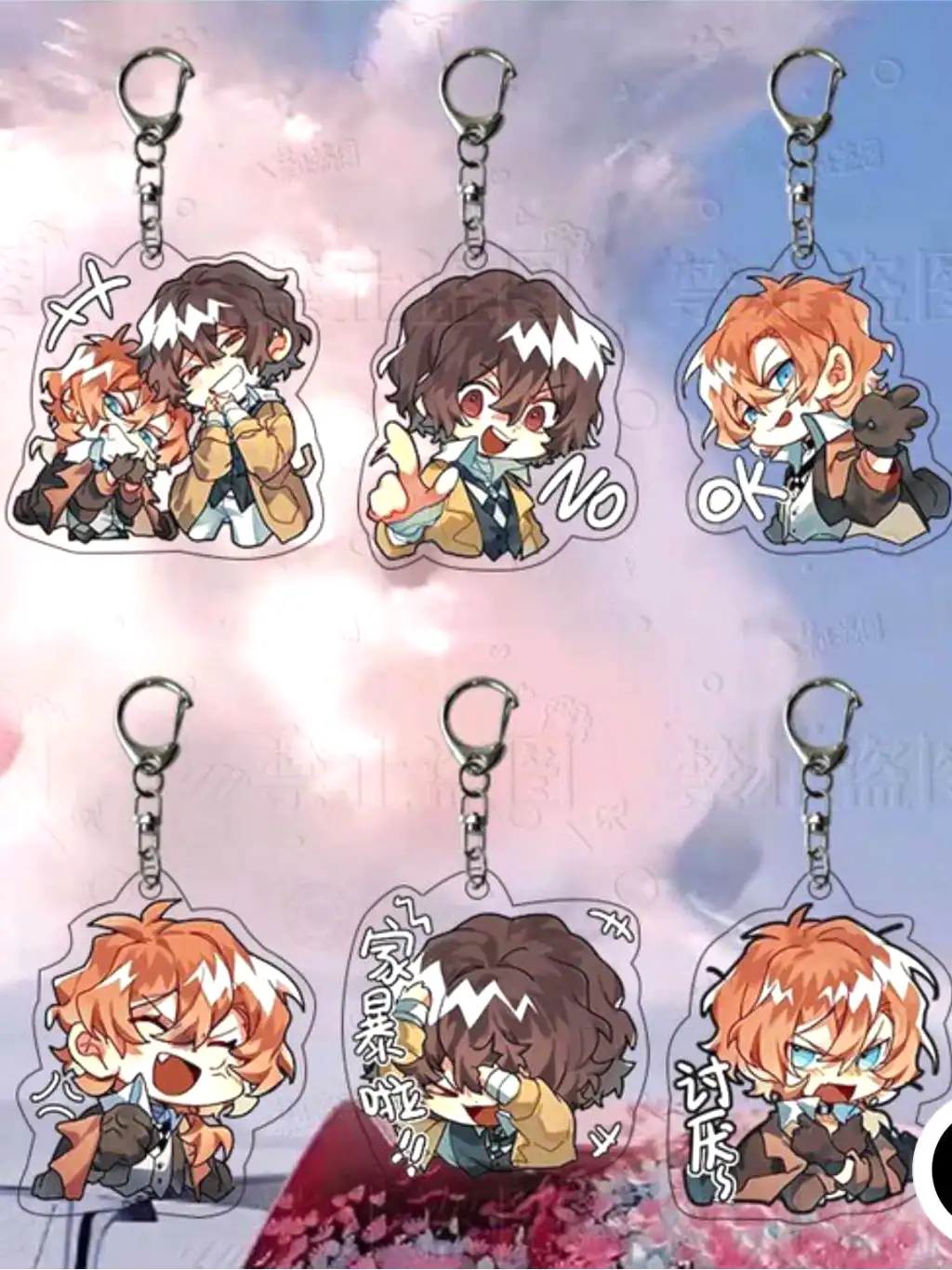 Móc Khóa Bungou Dogs Bungo Văn Hào Lưu Lạc Ver Biểu Cảm Mica Trong Acrylic In Hình Anime Chibi Dễ Thương Xinh Xắn 6 Móc Khóa Bungou Dogs Bungo Văn Hào Lưu Lạc Ver Biểu Cảm Mica Trong Acrylic In Hình Anime Chibi Dễ Thương Xinh Xắn 5