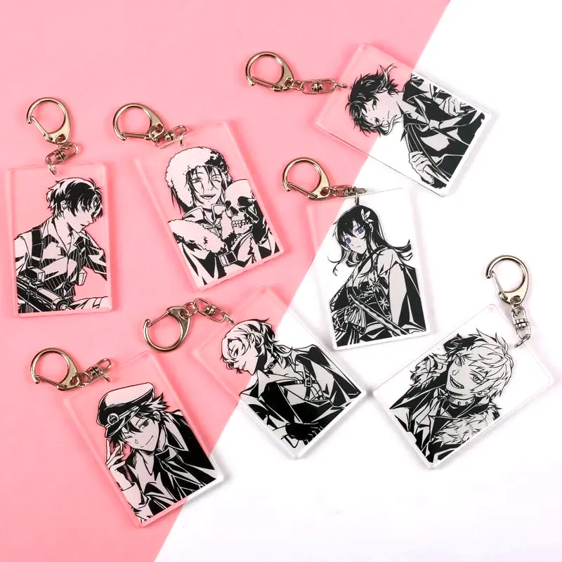 Móc Khóa Bungou Stray Dogs Ver Đen Trắng Văn Hào Lưu Lạc Anime Chibi Mica Trong Acrylic Xinh Xắn Độc Đáo 2 Móc Khóa Bungou Stray Dogs Ver Đen Trắng Văn Hào Lưu Lạc Anime Chibi Mica Trong Acrylic Xinh Xắn Độc Đáo 1