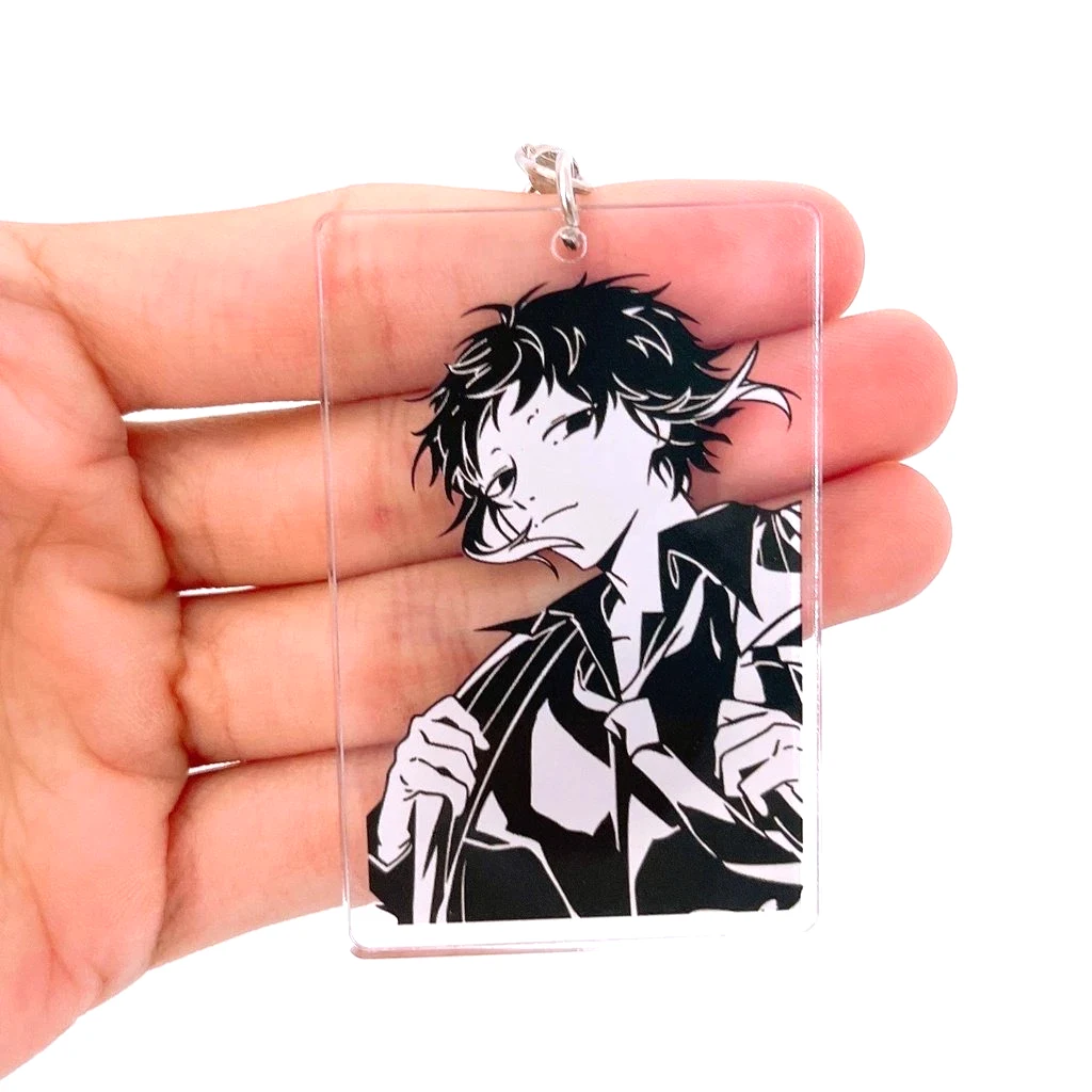 Móc Khóa Bungou Stray Dogs Ver Đen Trắng Văn Hào Lưu Lạc Anime Chibi Mica Trong Acrylic Xinh Xắn Độc Đáo 5 Móc Khóa Bungou Stray Dogs Ver Đen Trắng Văn Hào Lưu Lạc Anime Chibi Mica Trong Acrylic Xinh Xắn Độc Đáo 4