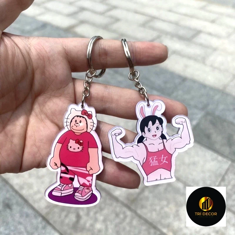 Móc Khoá Chaien Kitty Shizuka Cơ Bắp Dễ Thương, Móc Khóa Treo Cặp. Balo In Theo Yêu Cầu 8 Móc Khoá Chaien Kitty Shizuka Cơ Bắp Dễ Thương, Móc Khóa Treo Cặp. Balo In Theo Yêu Cầu 7