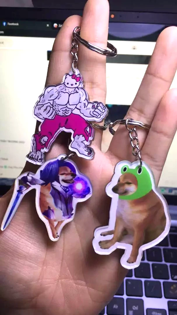 Móc Khóa Cheems Doge Meme Shiba Inu Làm Quà Tặng Bạn Bè, Chất Liệu Mica Trong Suốt In 2 Mặt, Kích Thước 5cm , Trang Trí Treo Cặp, Balo 1 Móc Khóa Cheems Doge Meme Shiba Inu Làm Quà Tặng Bạn Bè, Chất Liệu Mica Trong Suốt In 2 Mặt, Kích Thước 5cm , Trang Trí Treo Cặp, Balo
