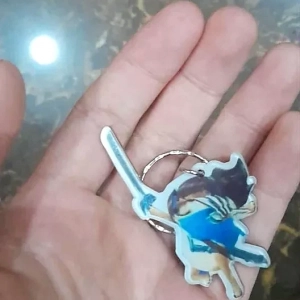 Móc Khóa Cheems Yone Liên Minh Huyền Thoại LoL- Móc Khó Mica Làm Theo Yêu Cầu, Chất Liệu Mica Trong Suốt In 2 Mặt, Kích Thước 5cm , Trang Trí Treo Cặp, Balo 1