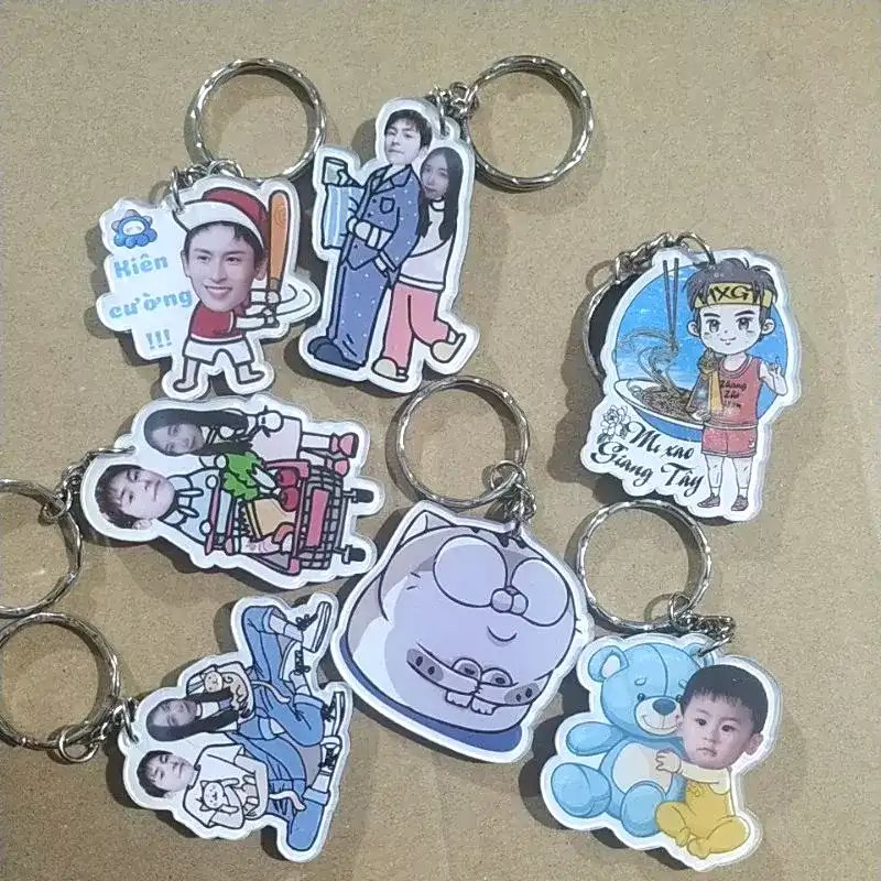Móc Khóa Chibi Ghép Mặt Dành Cho Bé Siêu Cute , Mica Trong Suốt In 2 Mặt, Kích Thước 5cm , Trang Trí Treo Cặp, Balo 5 Móc Khóa Chibi Ghép Mặt Dành Cho Bé Siêu Cute , Mica Trong Suốt In 2 Mặt, Kích Thước 5cm , Trang Trí Treo Cặp, Balo 4