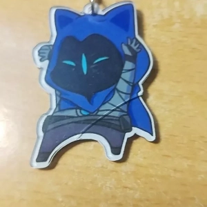 Móc Khoá Chibi Omeow - Mèo Omen Nhảy - Valorant Làm Theo Yêu Cầu, Chất Liệu Mica Trong Suốt In 2 Mặt, Kích Thước 5cm , Trang Trí Treo Cặp, Balo