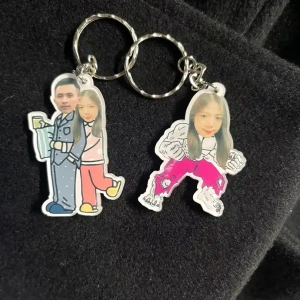Móc Khóa Chibi Troll Chị Em Chiến Chibi, Dành Cho Bạn Bè Người Yêu, Bạn Bè, Người Thân, Làm Theo Yêu Cầu, Chất Liệu Mica Trong Suốt In 2 Mặt, Kích Thước 5cm , Trang Trí Treo Cặp, Balo