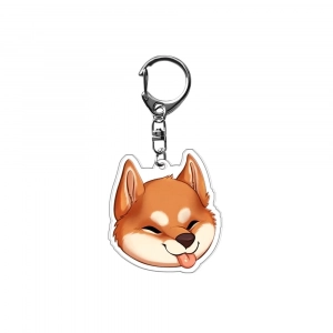 Móc Khoá Chó Shiba Nhật Bản Inu Keychain Car Key Chain Pet Welsh Corgi Dogs Phụ Kiện Trang Trí Dễ Thương Cute Phụ Kiện Làm Theo Yêu Cầu, Chất Liệu Mica Trong Suốt In 2 Mặt, Kích Thước 5cm , Trang Trí Treo Cặp, Balo 1