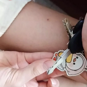 Móc Khoá Chữ Vịt Hồng Dễ Thương , In Theo Yêu Cầu Mica Trong Suốt In 2 Mặt , Trang Trí Treo Cặp, Balo 1