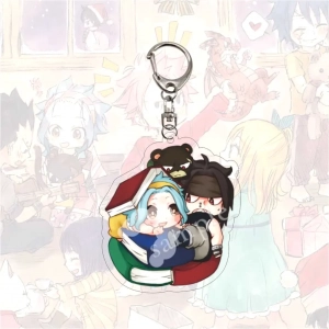 Móc Khoá Classic Anime Fairy Tail Cute Q Version Characters Natsu Lucy Heartfilia Phụ Kiện Trang Trí Balo Túi Xách