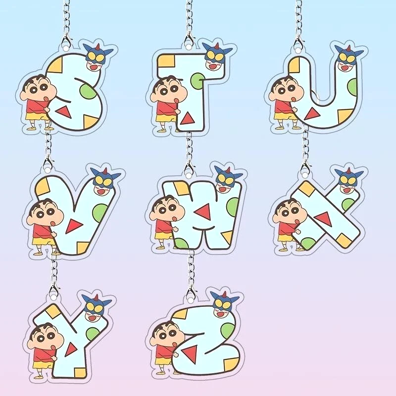 Móc Khóa Crayon Shin Chan, Shin Cậu Bé Bút Chì, Móc Khóa Chữ Cái, Móc Khóa Thông Điệp Quà Tặng Bạn Bè, Người Thân, Chất Liệu Mica Trong Suốt In 2 Mặt, Kích Thước 5cm , Trang Trí Treo Cặp, Balo 2 Móc Khóa Crayon Shin Chan, Shin Cậu Bé Bút Chì, Móc Khóa Chữ Cái, Móc Khóa Thông Điệp Quà Tặng Bạn Bè, Người Thân, Chất Liệu Mica Trong Suốt In 2 Mặt, Kích Thước 5cm , Trang Trí Treo Cặp, Balo 1