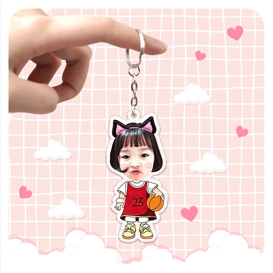 Móc Khóa Đáng Yêu Ghép Mặt In Theo Yêu Cầu Cho Bé Dành Cho Bạn Bè Người Yêu, Bạn Bè, Người Thân, Làm Theo Yêu Cầu, Chất Liệu Mica Trong Suốt In 2 Mặt, Kích Thước 5cm , Trang Trí Treo Cặp, Balo 9 Móc Khóa Đáng Yêu Ghép Mặt In Theo Yêu Cầu Cho Bé Dành Cho Bạn Bè Người Yêu, Bạn Bè, Người Thân, Làm Theo Yêu Cầu, Chất Liệu Mica Trong Suốt In 2 Mặt, Kích Thước 5cm , Trang Trí Treo Cặp, Balo 8