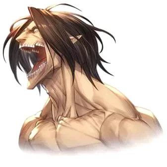 Móc Khóa Đầu Eren Attack On Titan Xinh Xắn, Chất Liệu Mica Trong Suốt In 2 Mặt, Kích Thước 5cm , Trang Trí Treo Cặp, Balo 6