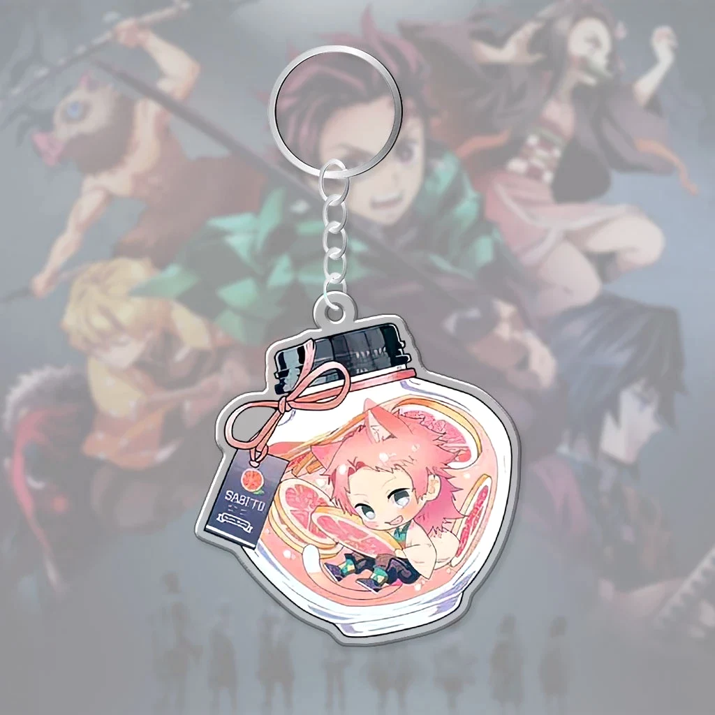 Móc Khoá Demon Slayer Kimetsu No Yaiba Gund Anime Chibi, Mica Trong Suốt In 2 Mặt, Kích Thước 5cm , Trang Trí Treo Cặp, Balo 2 Móc Khoá Demon Slayer Kimetsu No Yaiba Gund Anime Chibi, Mica Trong Suốt In 2 Mặt, Kích Thước 5cm , Trang Trí Treo Cặp, Balo 1