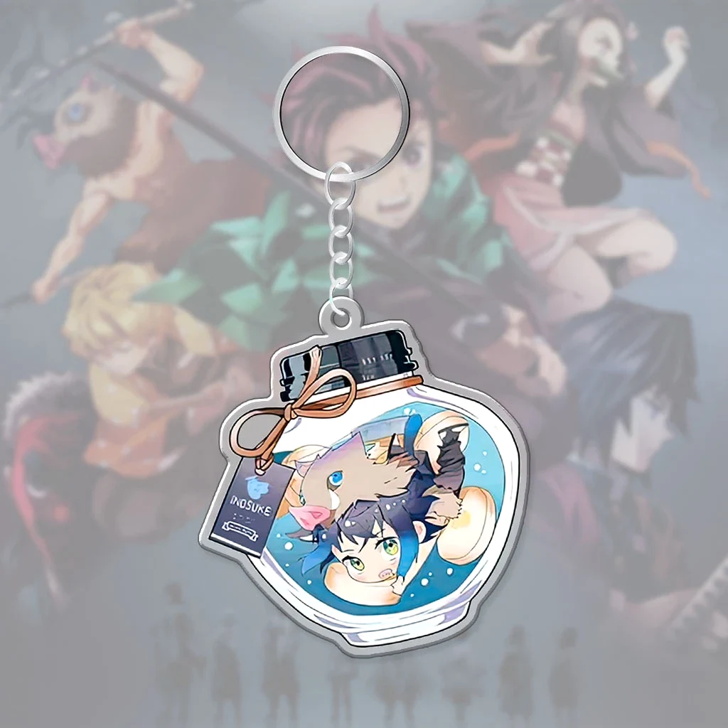 Móc Khoá Demon Slayer Kimetsu No Yaiba Gund Anime Chibi, Mica Trong Suốt In 2 Mặt, Kích Thước 5cm , Trang Trí Treo Cặp, Balo 6 Móc Khoá Demon Slayer Kimetsu No Yaiba Gund Anime Chibi, Mica Trong Suốt In 2 Mặt, Kích Thước 5cm , Trang Trí Treo Cặp, Balo 5