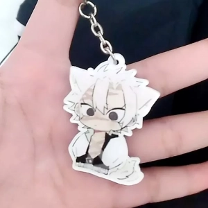 Móc Khoá Demon Slayer Thanh Gươm Diệt Quỷ Anime Keychain Women Shinazugawa Sanemi Kawaii Acrylic Stand Ita 3