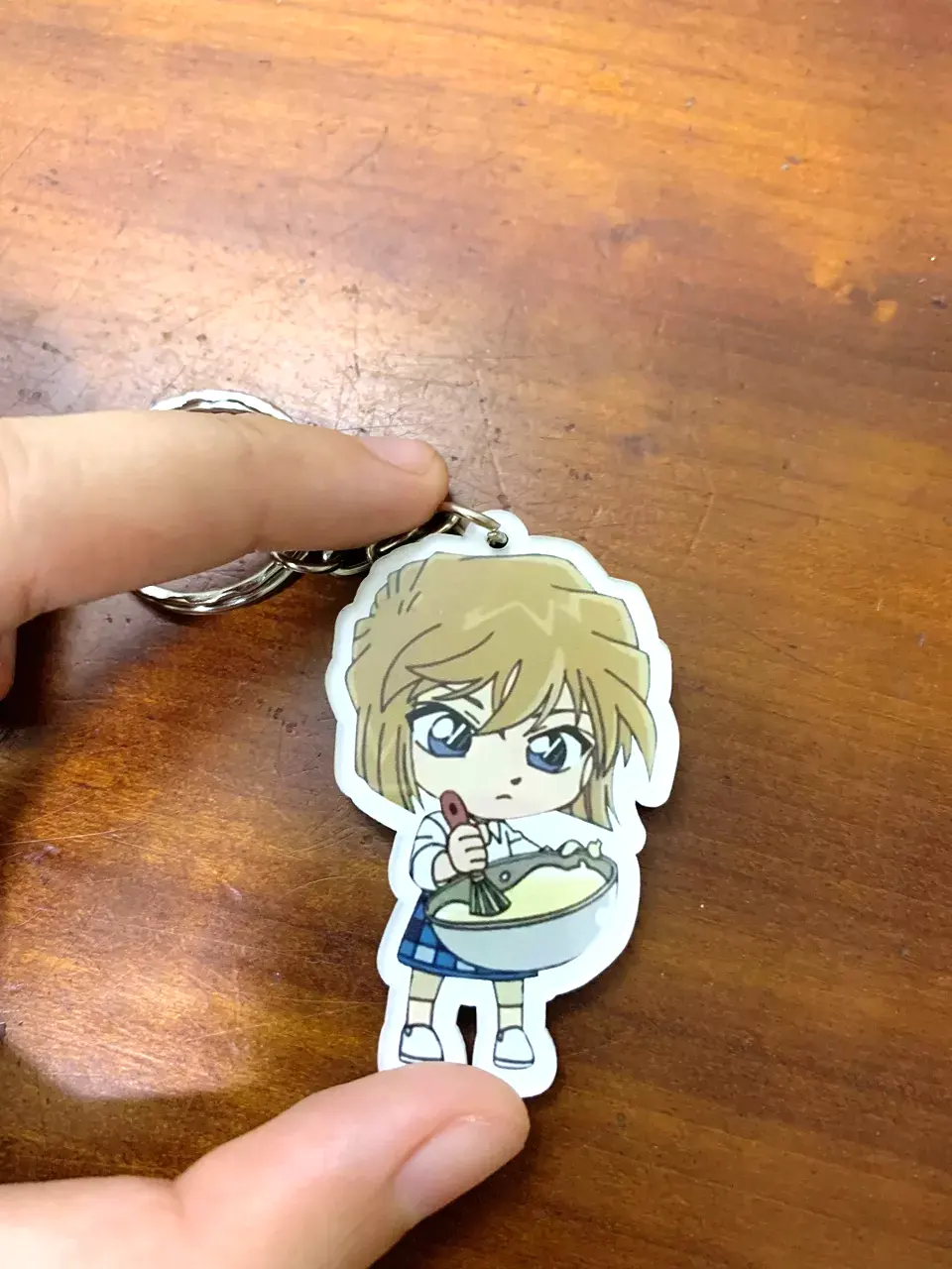Móc Khóa DETECTIVE CONAN Ver PHỤC VỤ Thám Tử Lừng Danh In Hình Anime Chibi Độc Đáo Mica Trong Acrylic, In Theo Yêu Cầu Mica Trong Suốt In 2 Mặt , Trang Trí Treo Cặp, Balo 2