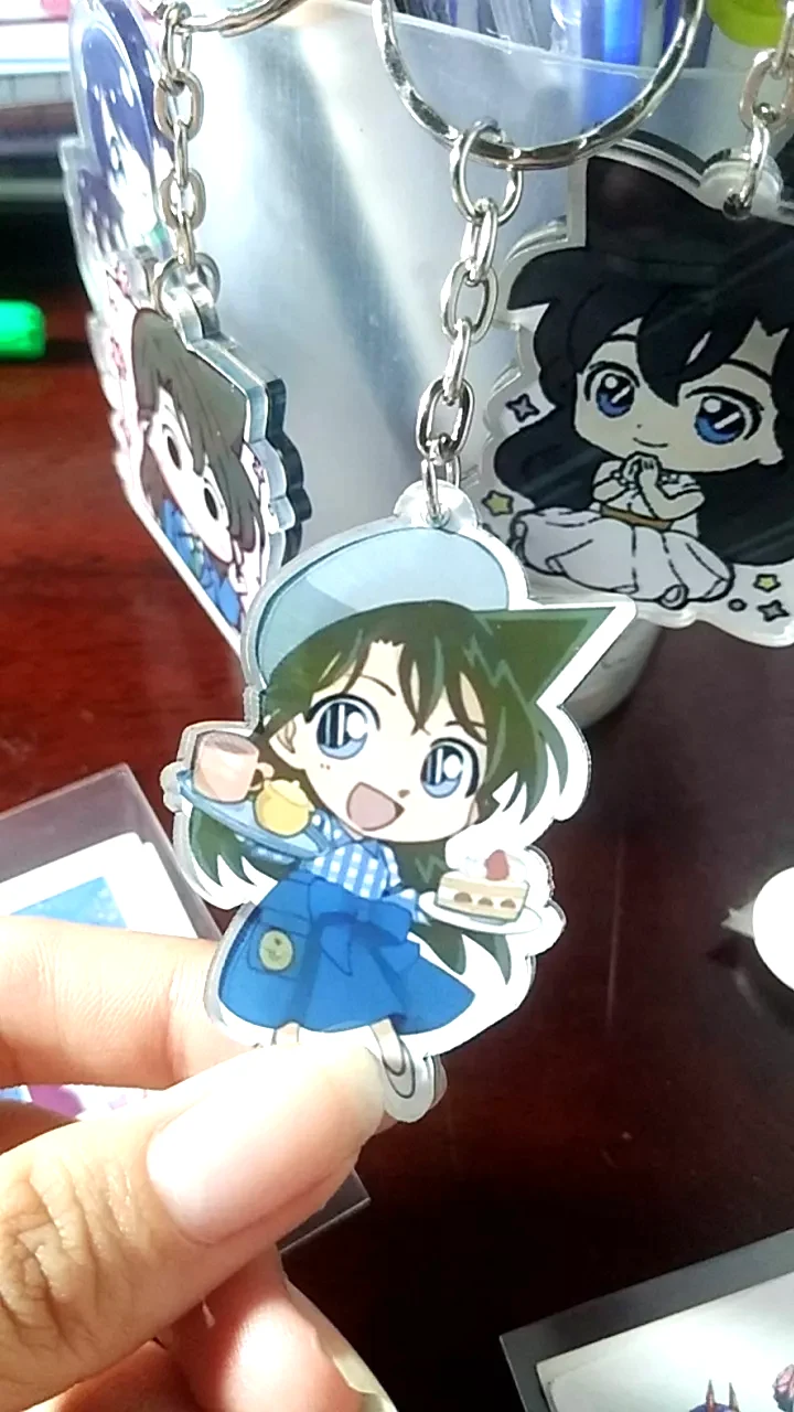 Móc Khóa DETECTIVE CONAN Ver PHỤC VỤ Thám Tử Lừng Danh In Hình Anime Chibi Độc Đáo Mica Trong Acrylic, In Theo Yêu Cầu Mica Trong Suốt In 2 Mặt , Trang Trí Treo Cặp, Balo 4