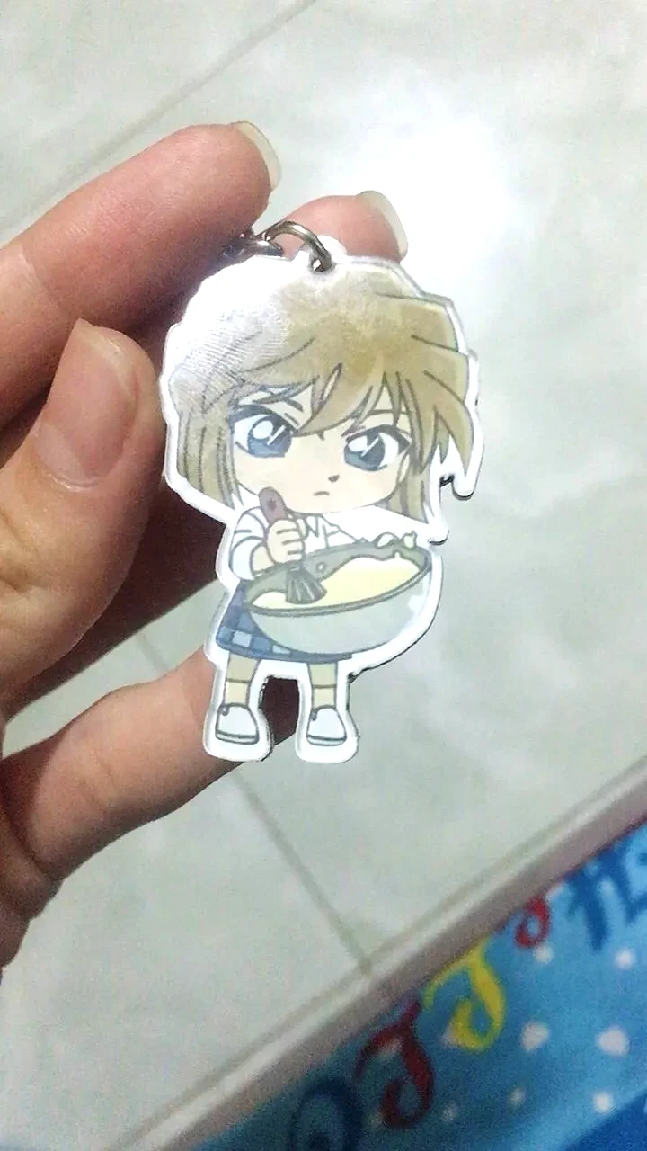 Móc Khóa DETECTIVE CONAN Ver PHỤC VỤ Thám Tử Lừng Danh In Hình Anime Chibi Độc Đáo Mica Trong Acrylic, In Theo Yêu Cầu Mica Trong Suốt In 2 Mặt , Trang Trí Treo Cặp, Balo 5