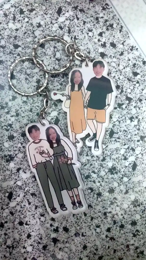 Móc Khóa Đôi In Hình Chibi Dễ Thương Cặp Đôi Theo Yêu Cầu Chất Liệu Mica , Quà Tang Valentine, Chất Liệu Mica Trong Suốt In 2 Mặt, Kích Thước 5cm , Trang Trí Treo Cặp, Balo 3 Móc Khóa Đôi In Hình Chibi Dễ Thương Cặp Đôi Theo Yêu Cầu Chất Liệu Mica , Quà Tang Valentine, Chất Liệu Mica Trong Suốt In 2 Mặt, Kích Thước 5cm , Trang Trí Treo Cặp, Balo 2