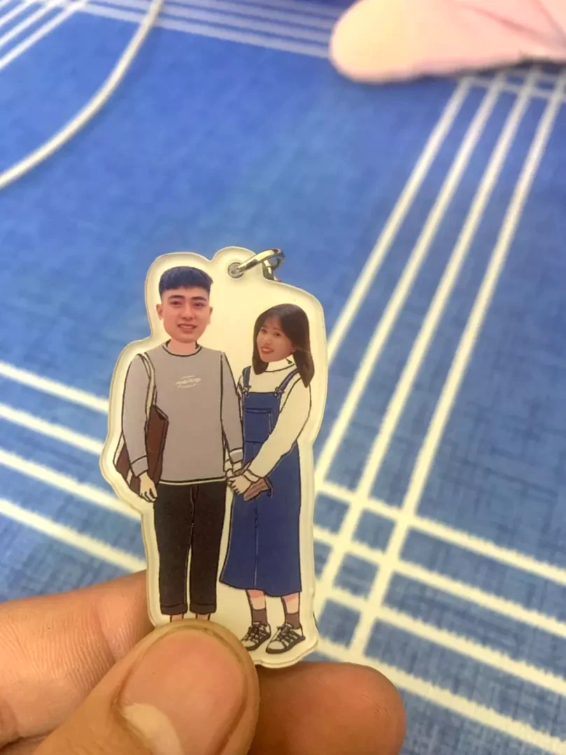 Móc Khóa Đôi In Hình Chibi Dễ Thương Cặp Đôi Theo Yêu Cầu Chất Liệu Mica , Quà Tang Valentine, Chất Liệu Mica Trong Suốt In 2 Mặt, Kích Thước 5cm , Trang Trí Treo Cặp, Balo 9 Móc Khóa Đôi In Hình Chibi Dễ Thương Cặp Đôi Theo Yêu Cầu Chất Liệu Mica , Quà Tang Valentine, Chất Liệu Mica Trong Suốt In 2 Mặt, Kích Thước 5cm , Trang Trí Treo Cặp, Balo 8