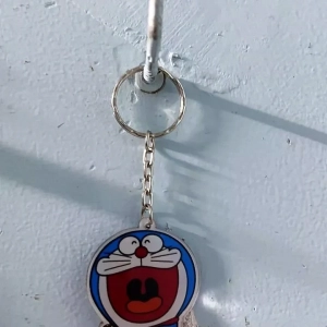 Móc Khóa Doraemon Chú Mèo Máy Đến Từ Tương Lai In Hình Anime Chibi In Theo Yêu Cầu Mica Trong Suốt In 2 Mặt , Trang Trí Treo Cặp, Balo